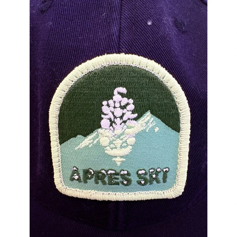 FP Movement American Needle Apres Ski Mountain Navy Blue Baseball Hat Cap NWT